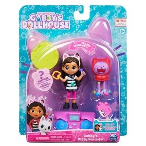 New Dream works Netflix Gabby’s Dollhouse Kitty Karaoke toy play set